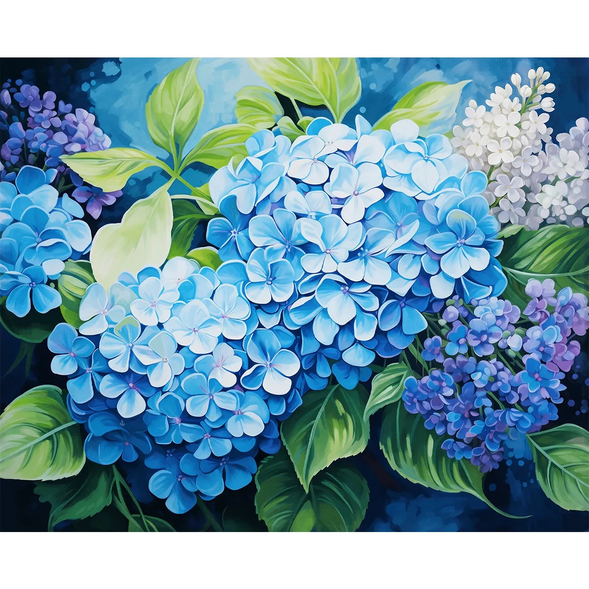 Blue Hydrangeas