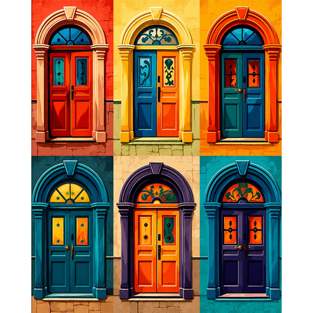 Colorful Doors-zoom-2