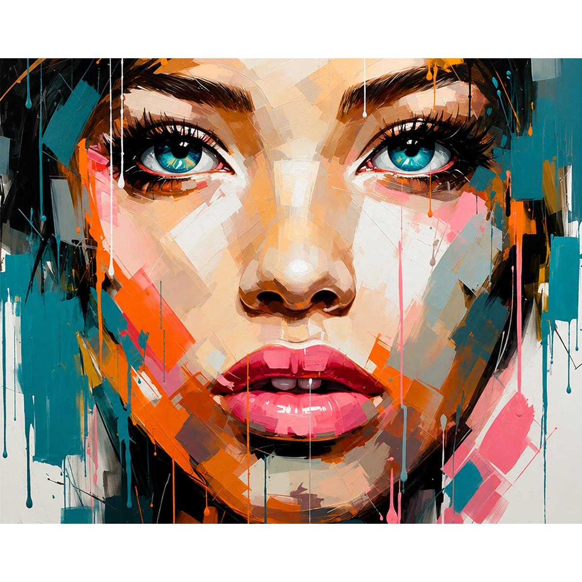 Abstract Woman Portrait