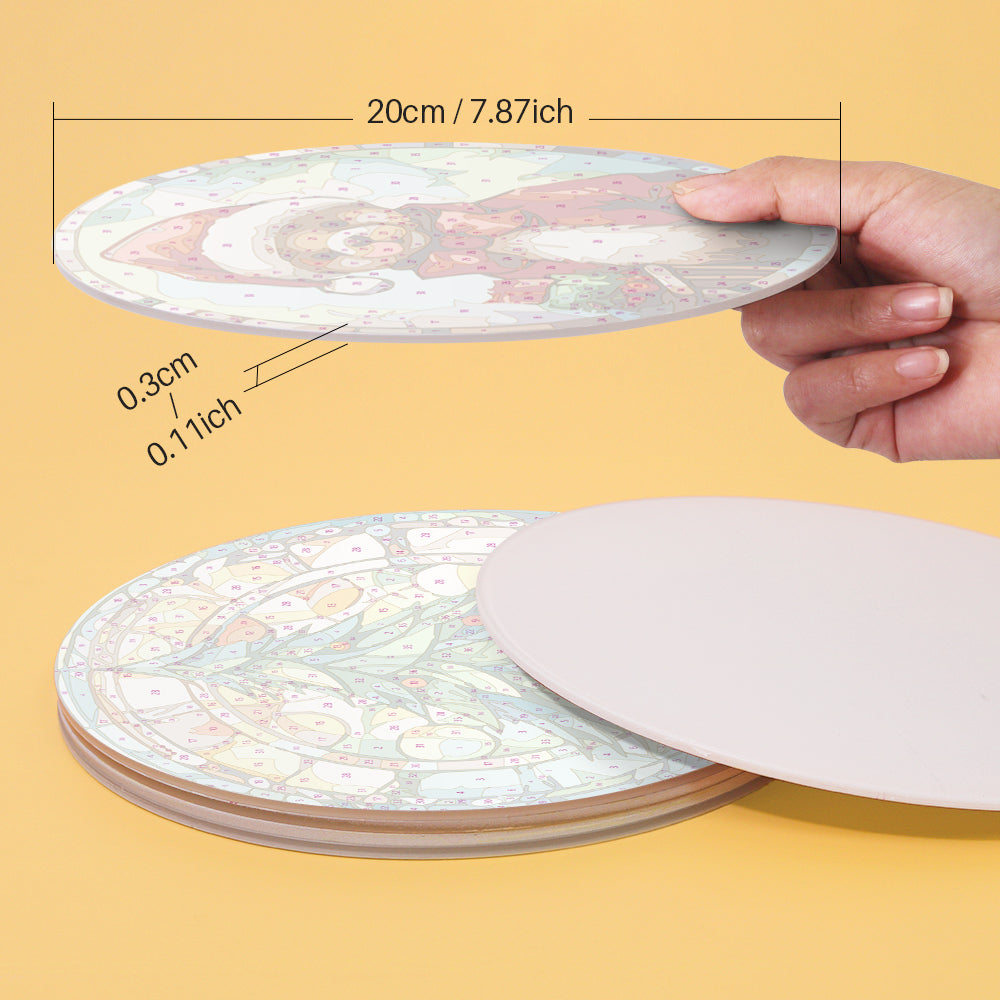 Christmas Holiday Paint By Numbers Placemat Set-9