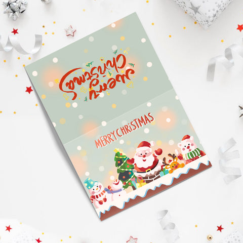 Paint by Numbers Christmas Cards - 6 Cards