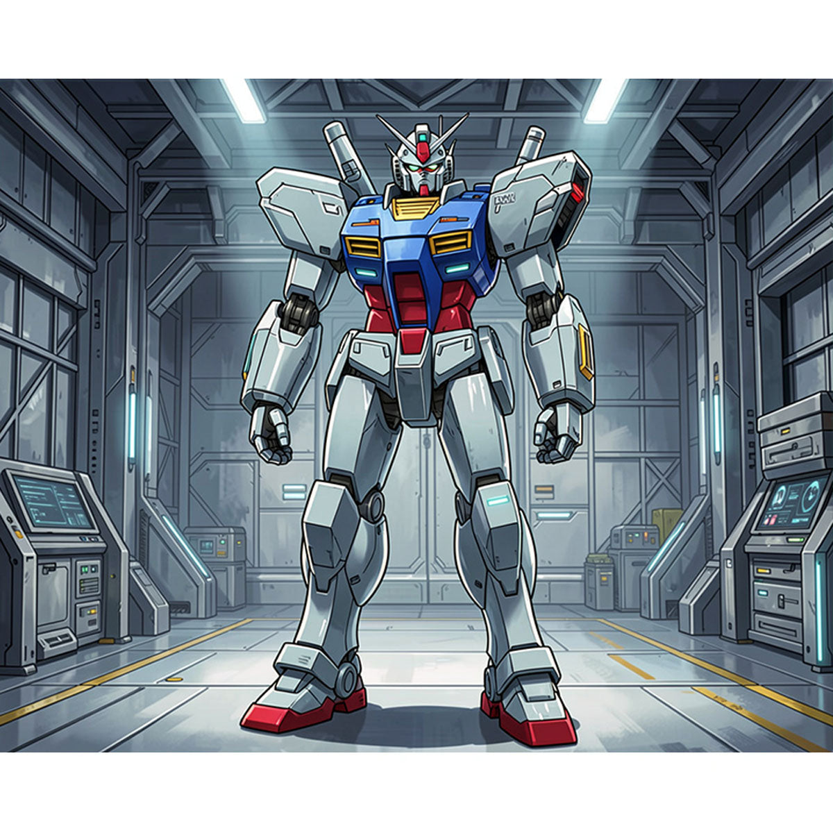 Anime Classic Mecha Unit Paint by Numbers Kit