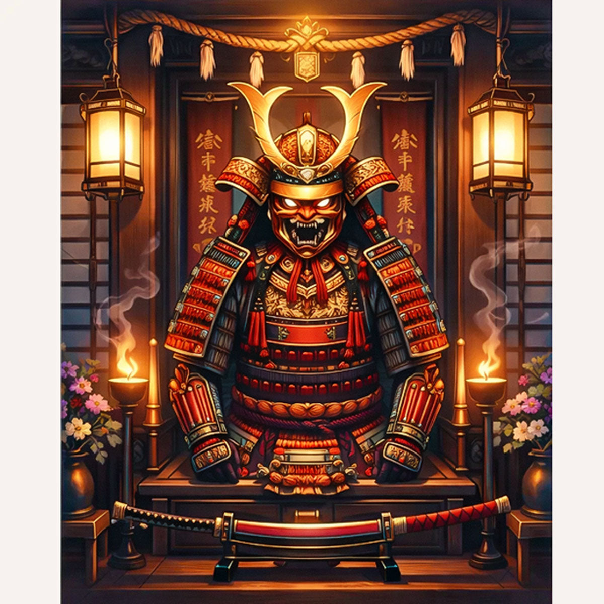 Guardian Armor Shrine Paint by Numbers Kit-2