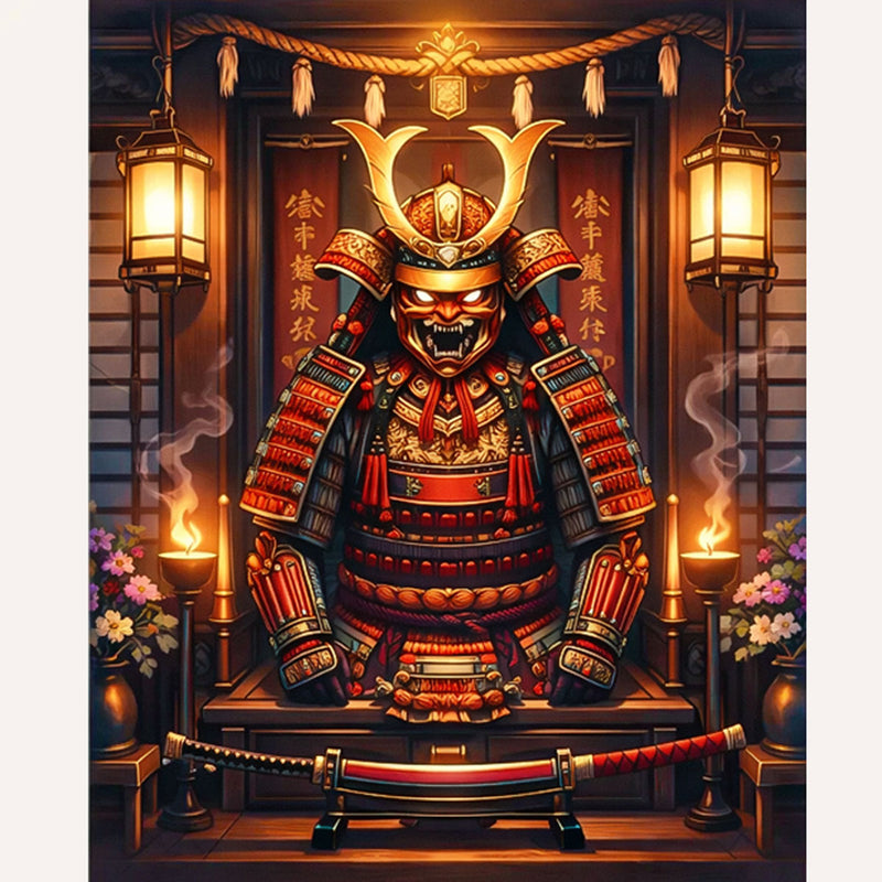 Guardian Armor Shrine Paint by Numbers Kit-zoom-