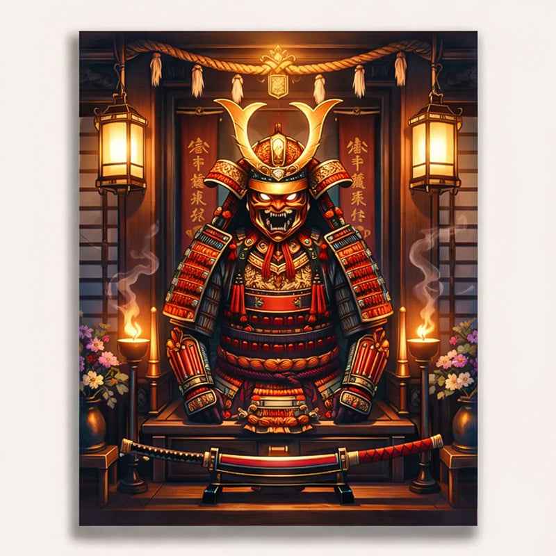 Guardian Armor Shrine Paint by Numbers Kit-zoom-