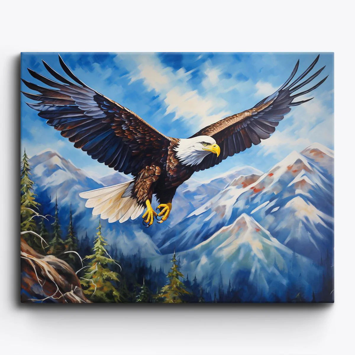 Bald Eagle Paint by Numbers Kit-1