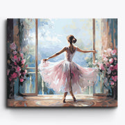 Ballerina at the Window Paint by Numbers Kit