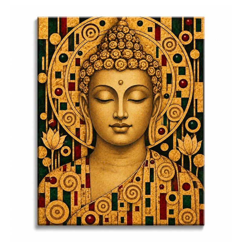 Buddha Paint by Numbers Kit-zoom-