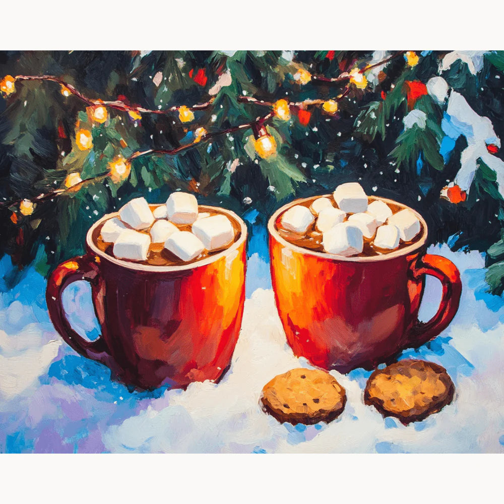 Christmas Cocoa Paint by Numbers Kit-zoom-2