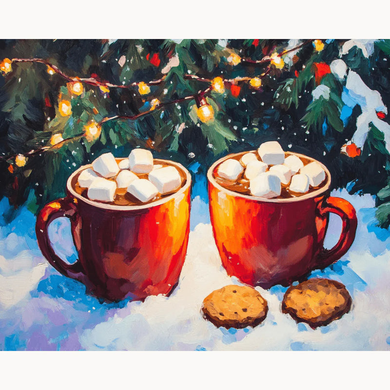 Christmas Cocoa Paint by Numbers Kit-zoom-