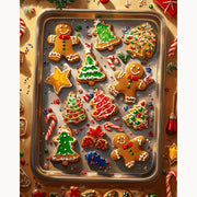 Christmas Cookies Paint by Numbers Kit