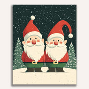 Christmas Gnomes Paint by Numbers Kit