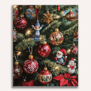 Christmas Ornaments Paint by Numbers Kit