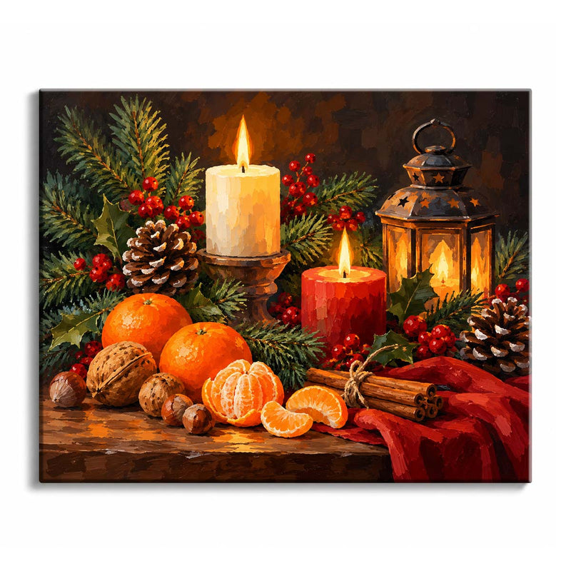 Christmas Still Life Paint by Numbers Kit-zoom-