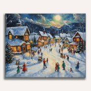 Christmas Village Paint by Numbers Kit