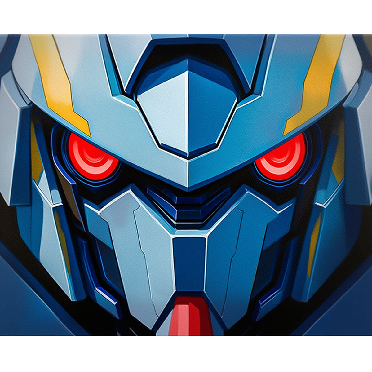 Red Eye Mecha Head Paint by Numbers Kit