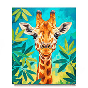 Colorful Giraffe Portrait Paint by Numbers Kit