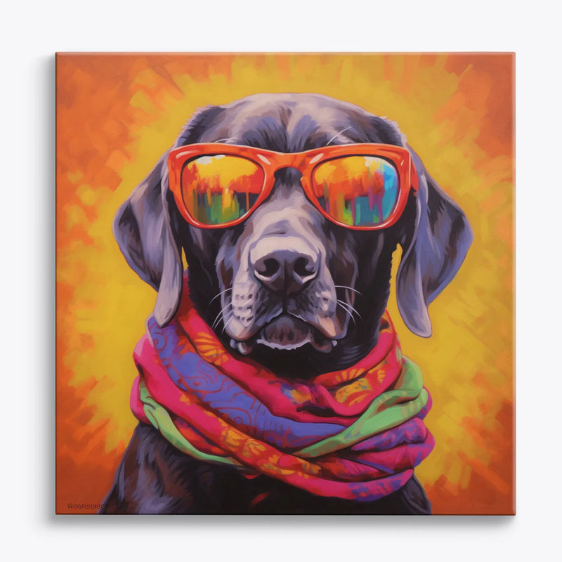 Cool Labrador Paint by Numbers Kit-zoom-