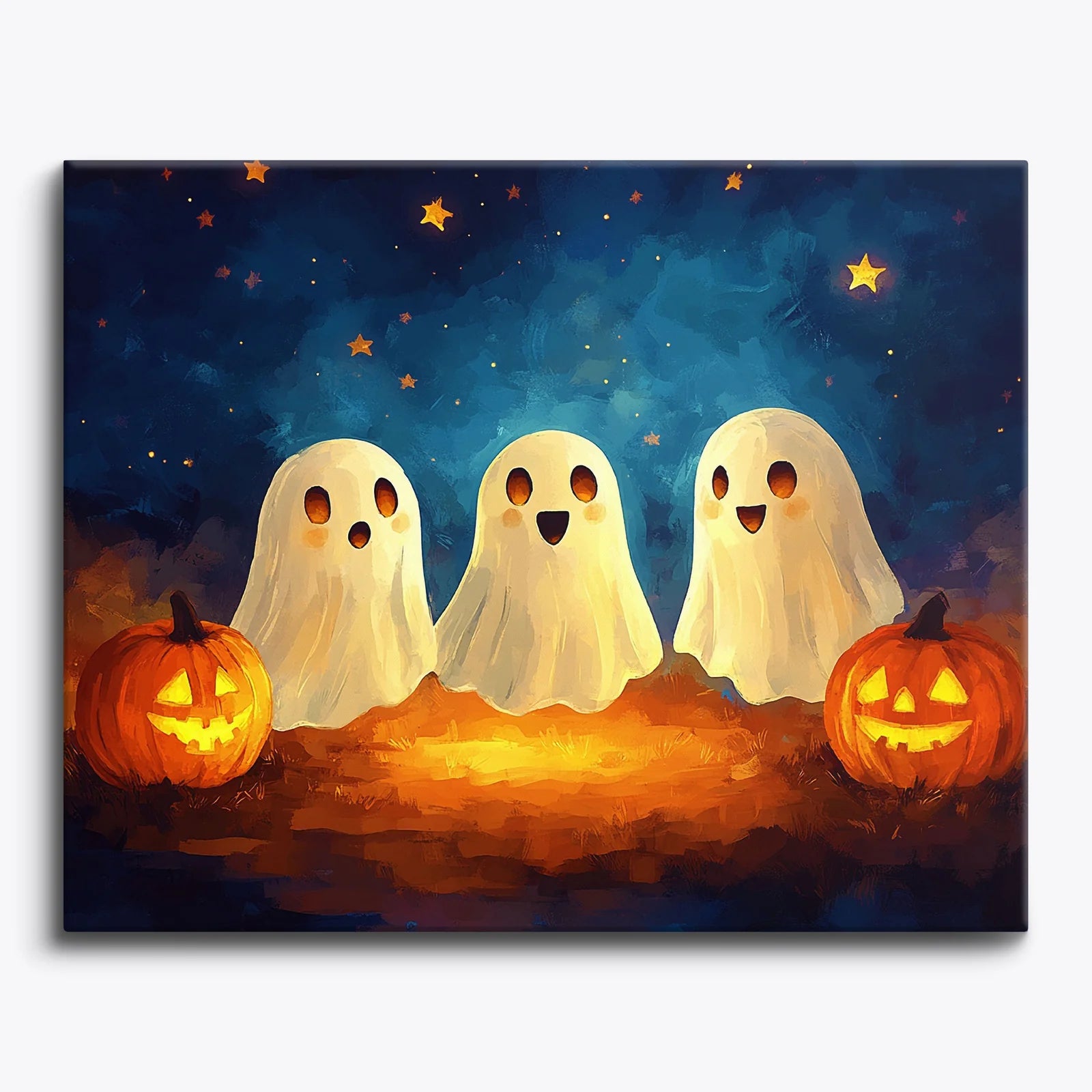 Cute Ghosts Paint by Numbers Kit-zoom-1