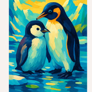 Penguin Family Paint by Numbers Kit