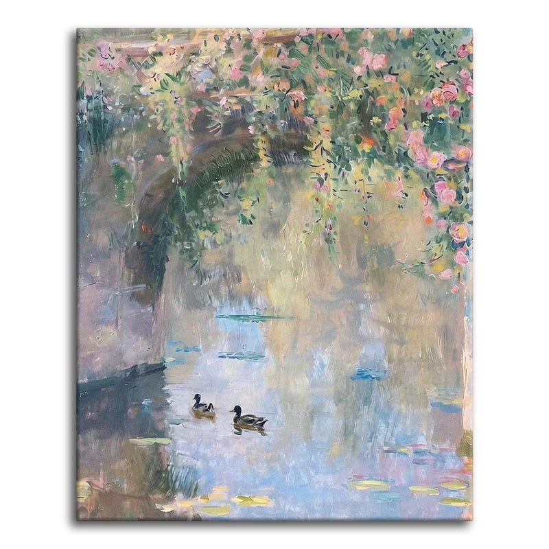 Ducks Under the Rose Arch-zoom-