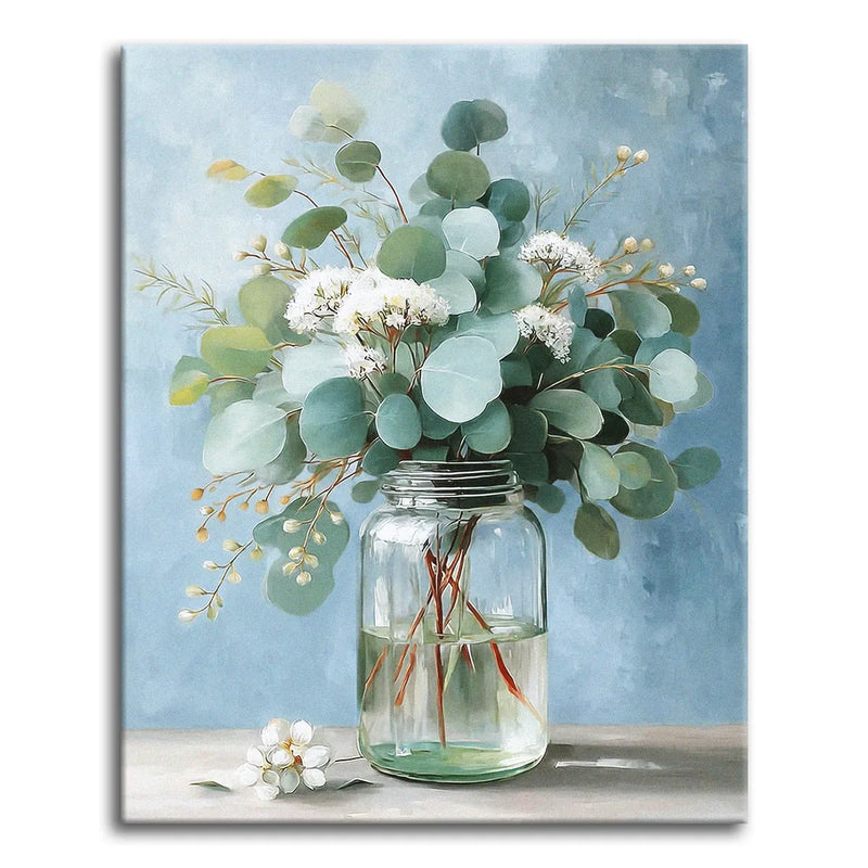 Eucalyptus in a Glass Jar-zoom-