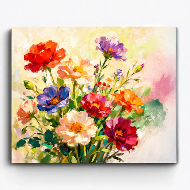 Vibrant Bouquet Paint by Numbers Kit