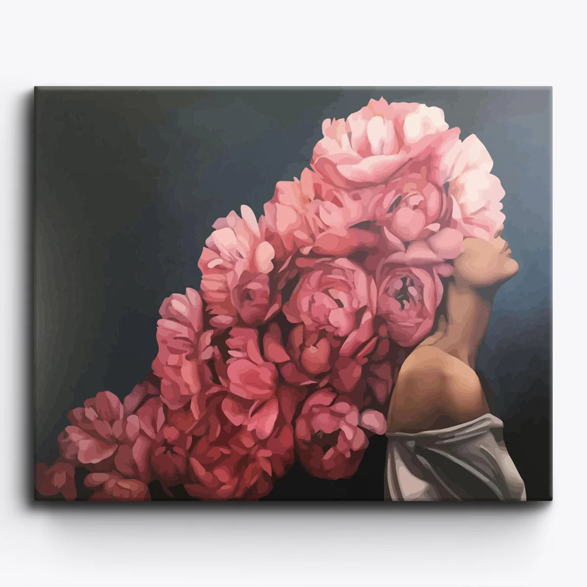 Floral Portrait Paint by Numbers Kit-zoom-1