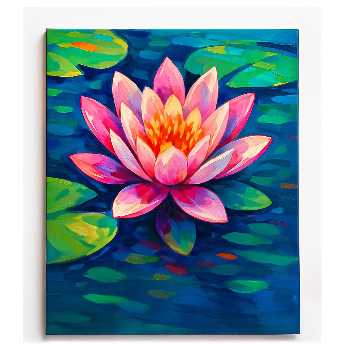 Water Lily Paint by Numbers Kit-1