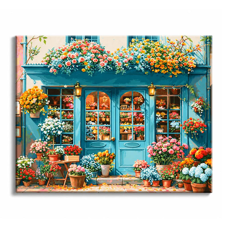 Flower Shop Paint by Numbers Kit-zoom-