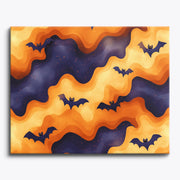 Flying Bats Paint by Numbers Kit