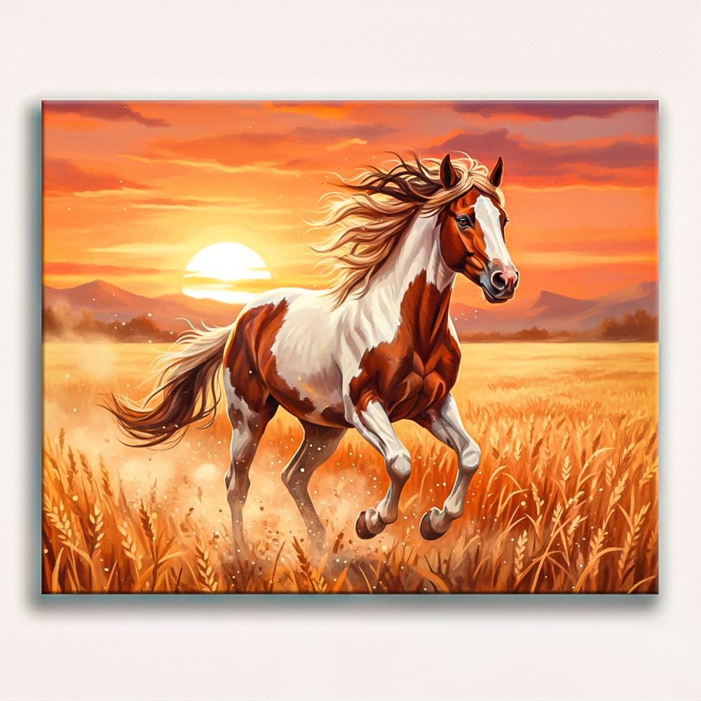Wild Spirit Horse Paint by Numbers Kit-zoom-1