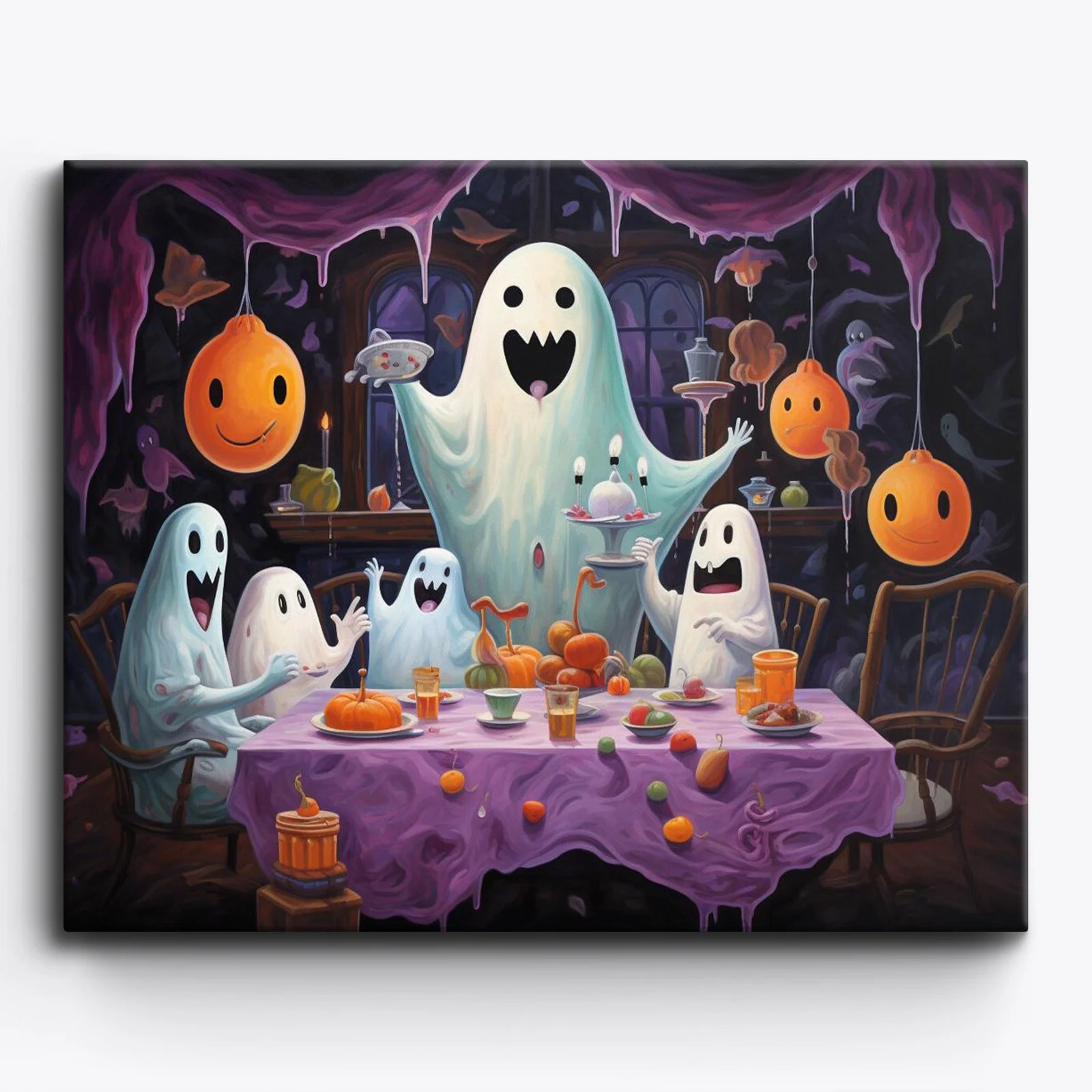 Ghost Party Paint by Numbers Kit-zoom-1