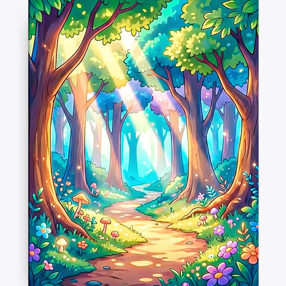 Glowtrail Enchanted Forest Path Paint by Numbers Kit