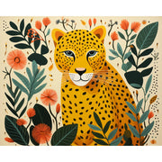 Golden Leopard Paint by Numbers Kit