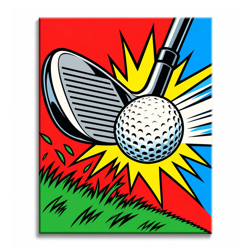 Golf Ball Paint by Numbers Kit-zoom-