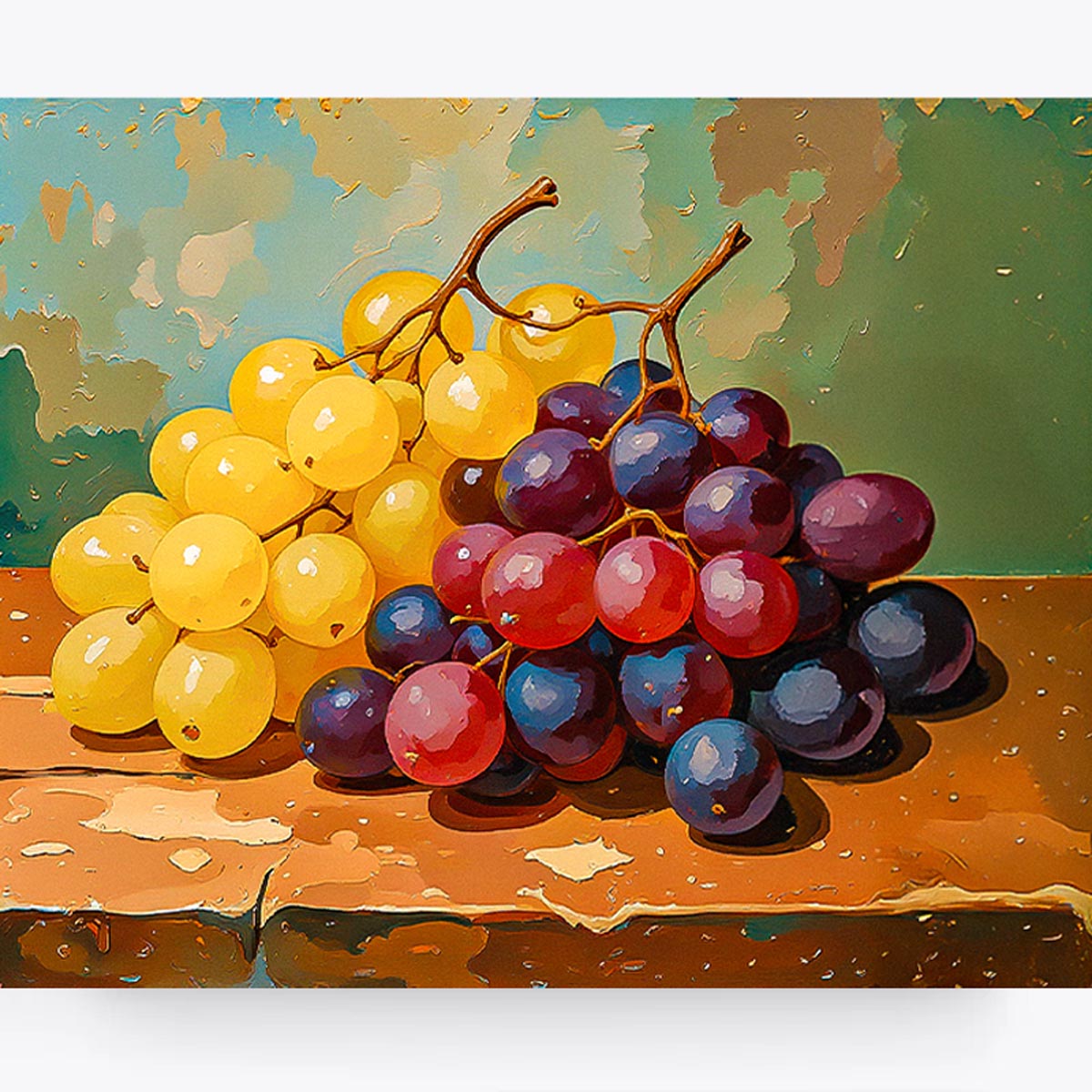 Colorful Grapes Paint by Numbers Kit-zoom-2