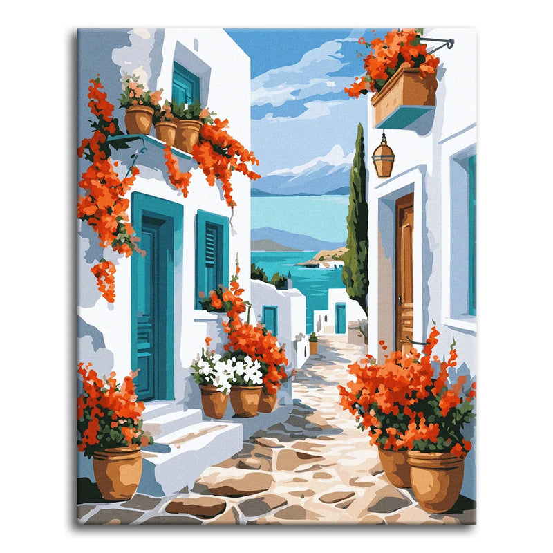 Greek Island Alleyway-zoom-