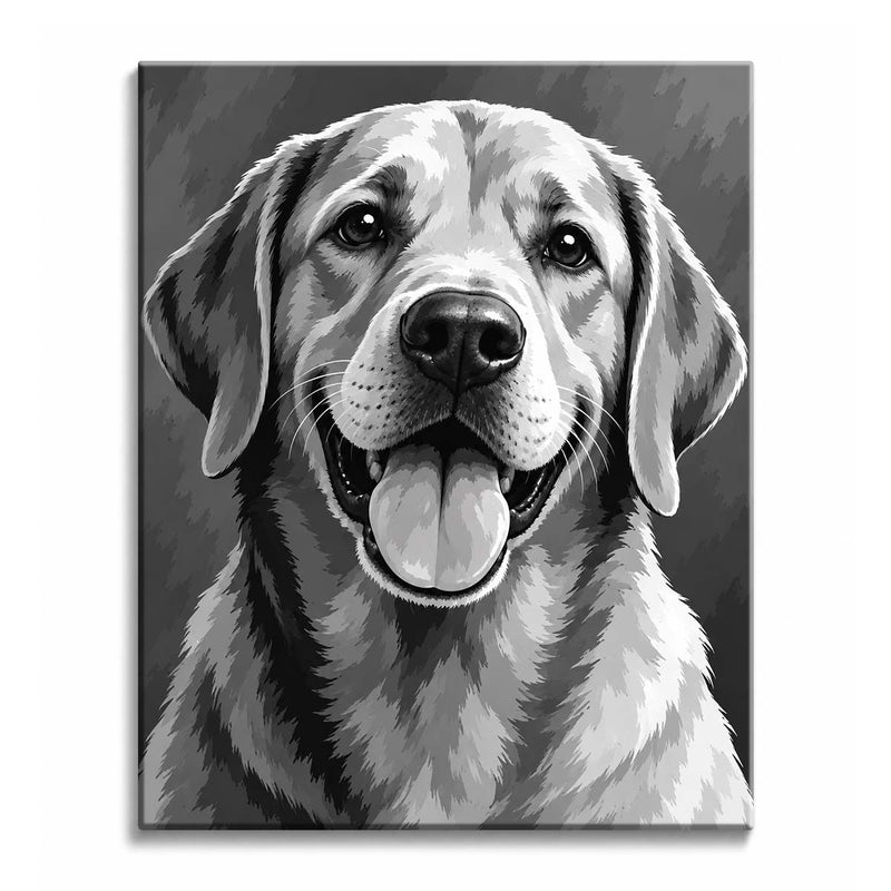 Labrador Paint by Numbers Kit-zoom-