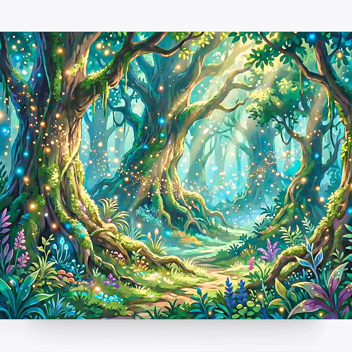 Luminous Grove Portal Path Paint by Numbers Kit
