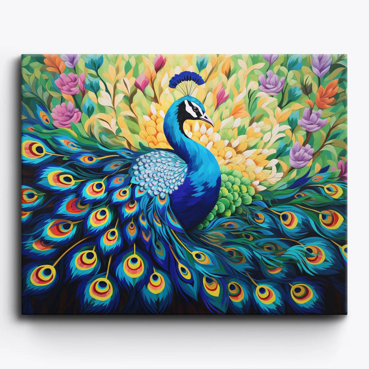 Majestic Peacock Paint by Numbers Kit-zoom-1