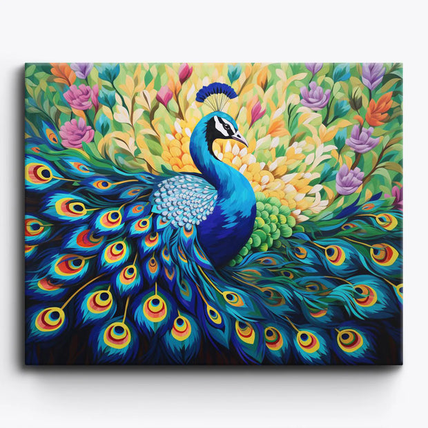 Majestic Peacock Paint by Numbers Kit