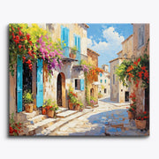 Mediterranean Street Paint by Numbers Kit