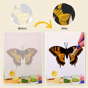 6 Mini Painting Set – Paint by Numbers Butterflies