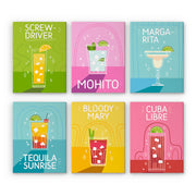 6 Mini Painting Set – Paint by Numbers Cocktails
