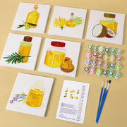 6 Mini Painting Set – Paint by Numbers Essential Oils