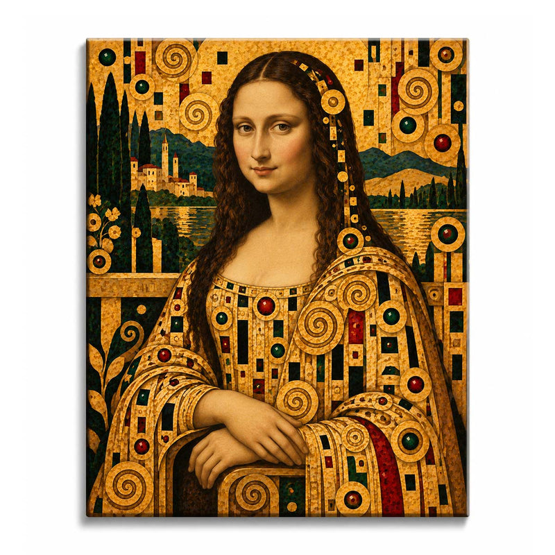 Mona Lisa Paint by Numbers Kit-zoom-