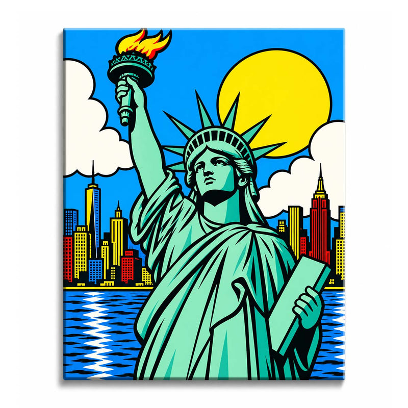 Statue of Liberty Paint by Numbers Kit-zoom-