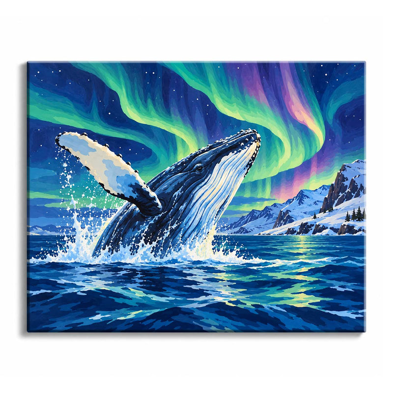 Whale Paint by Numbers Kit-zoom-