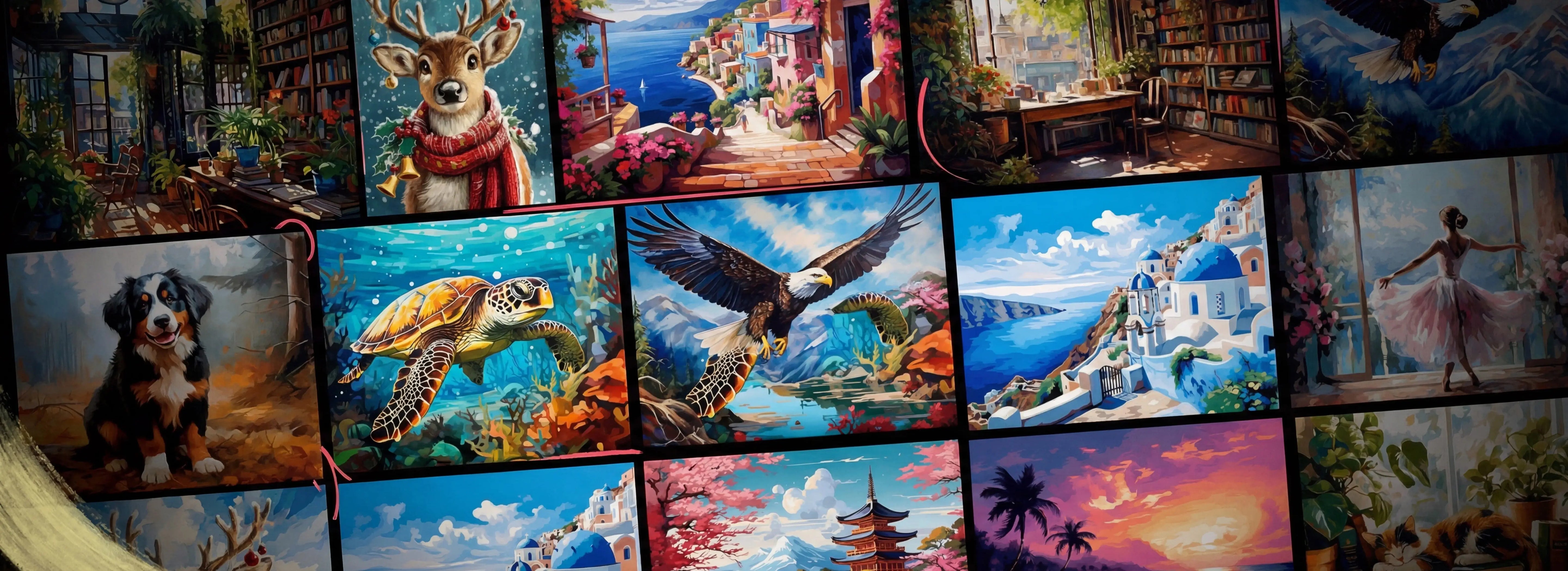 paint by numbers kits online from paint by canvas